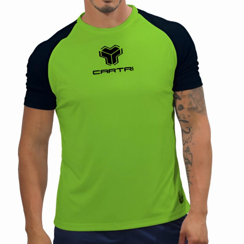 Match cartri vert noir t -Shirt