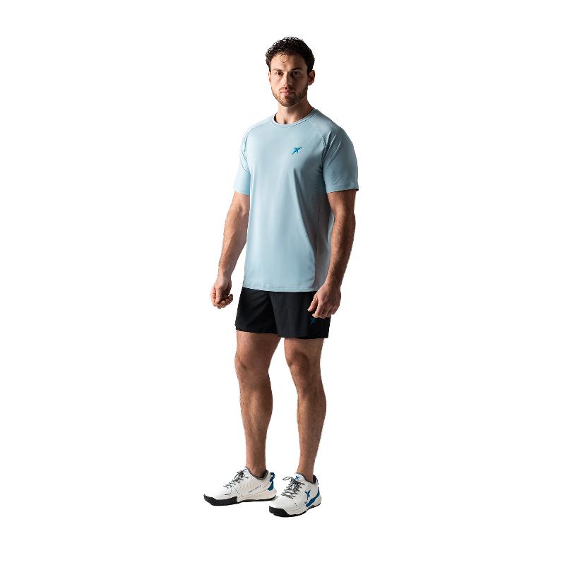 Camiseta Drop Shot Lucas Campagnolo Performance Azul