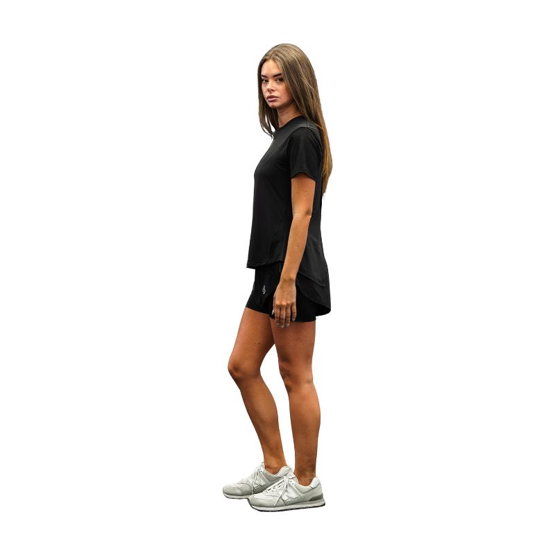 Camiseta Drybreak Drypadel Negro Mujer