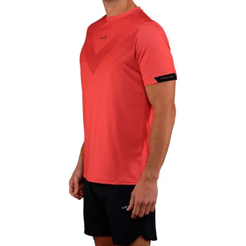 Camiseta Endless Ace Peak Coral Auburn