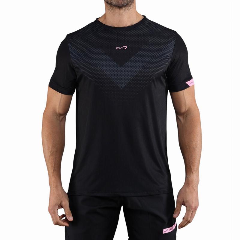 Endless Ace Peak T-Shirt Schwarz Rosa