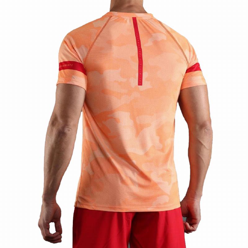 T -Shirt sans fin Camo Orange