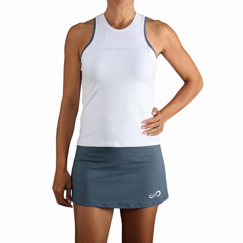 Camiseta Endless Essential Blanco Denim