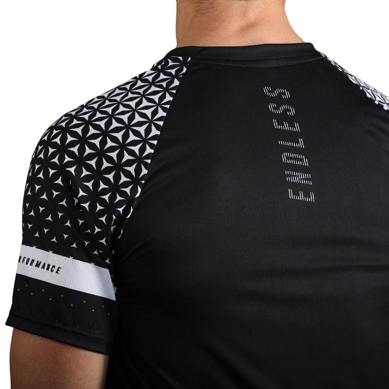 Endless Feisty Geo Black White T -shirt