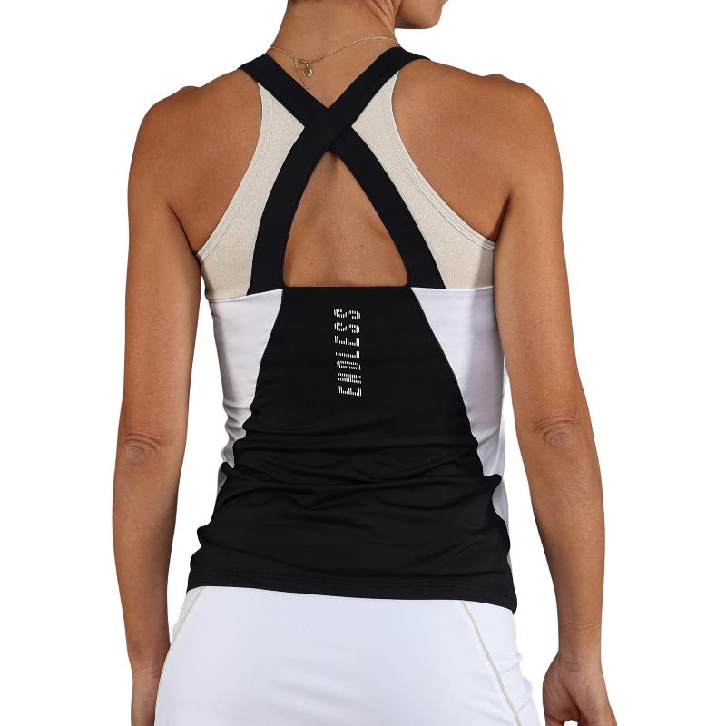 Camiseta Endless Grace Negro Dorado