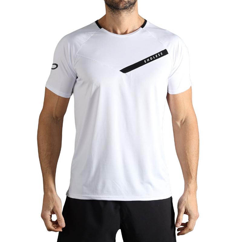 White tracer endless t -shirt