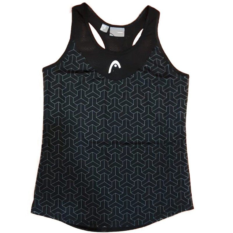 Camiseta Head Alpha Negro Mujer