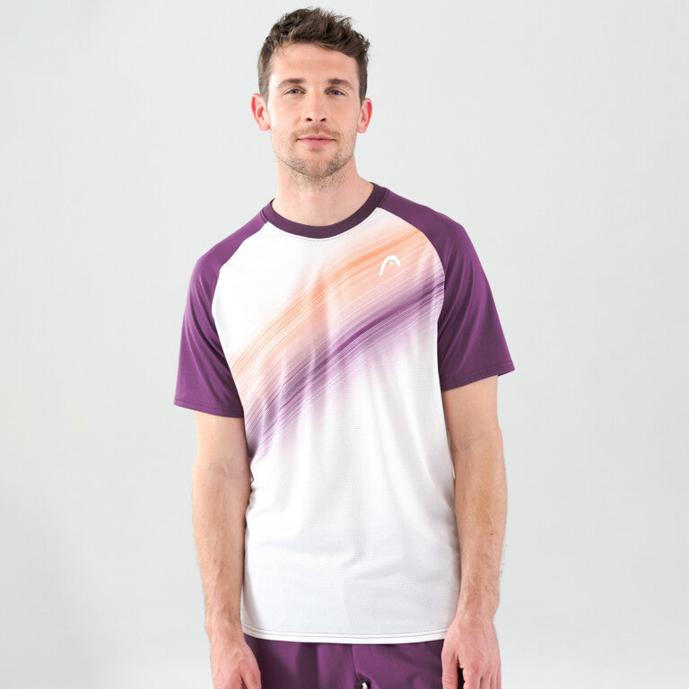 Head Performance Lila Print t -Shirt