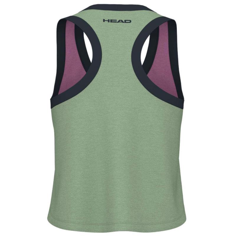 Tête play récolte t -shirt femme rose vert