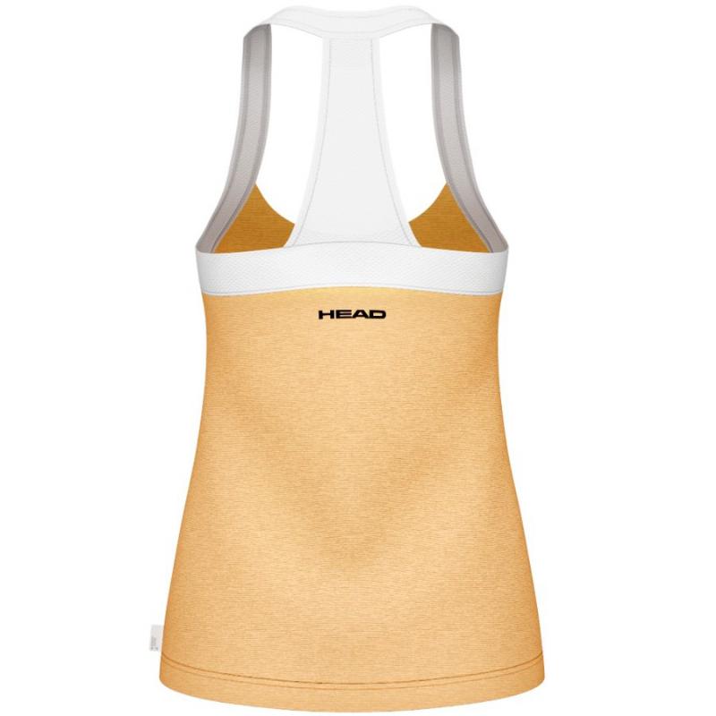 Camiseta Head Play Tech Amarillo Mujer