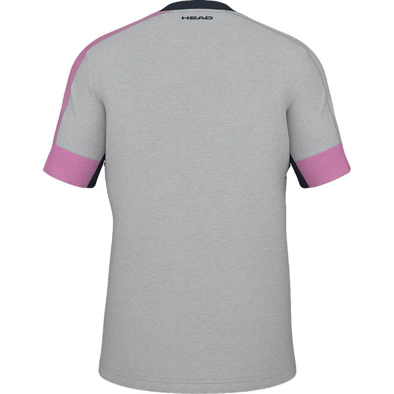 Head Play Tech Pink Grey T -Shirt