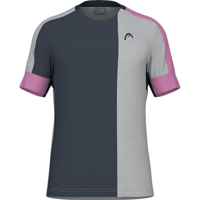 Head Play Tech Pink Grey T -Shirt