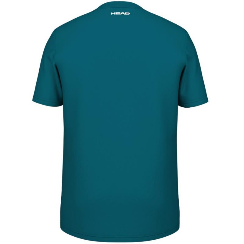 Camiseta Head Rainbow Azul Teal