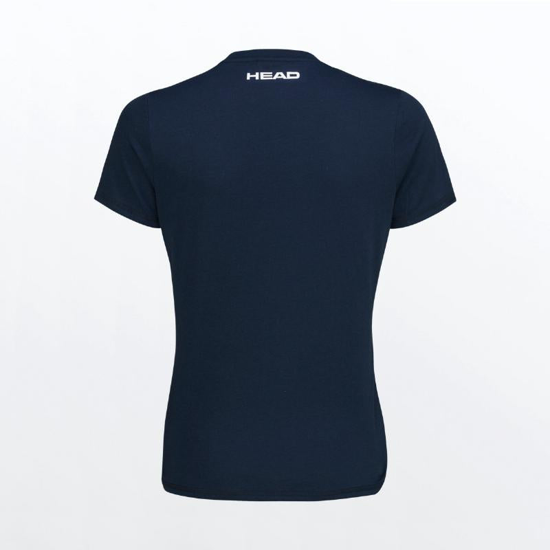 Tête sauter le bleu foncé t -shirt femme