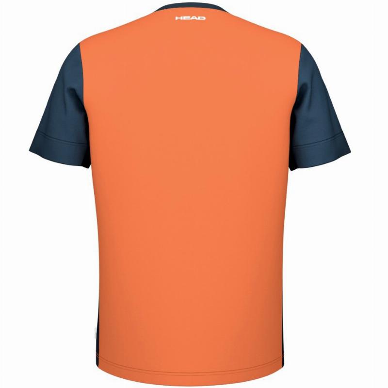 Camiseta Head Slice Naranja