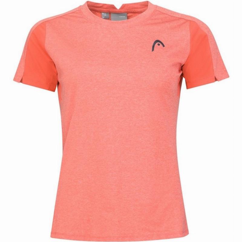 Camiseta Head Tech Coral Mujer
