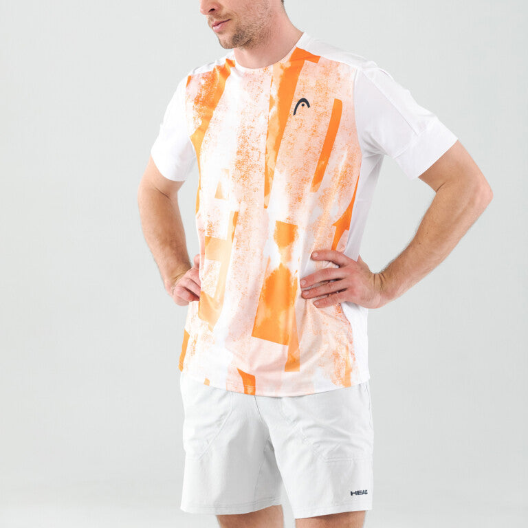 Head Tech Orange Print t -Shirt