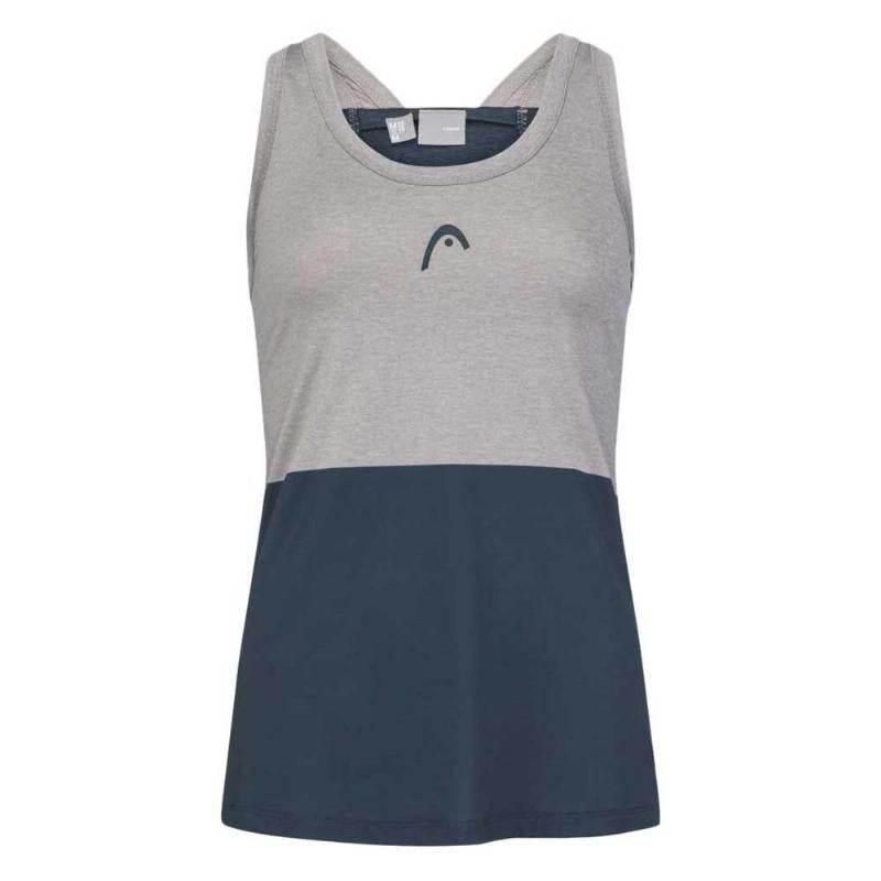 Tête technique top gris t -shirt femme