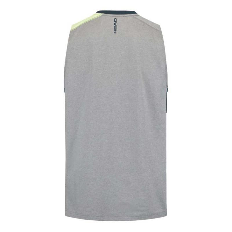 Camiseta Head Top Gris Verde Pastel