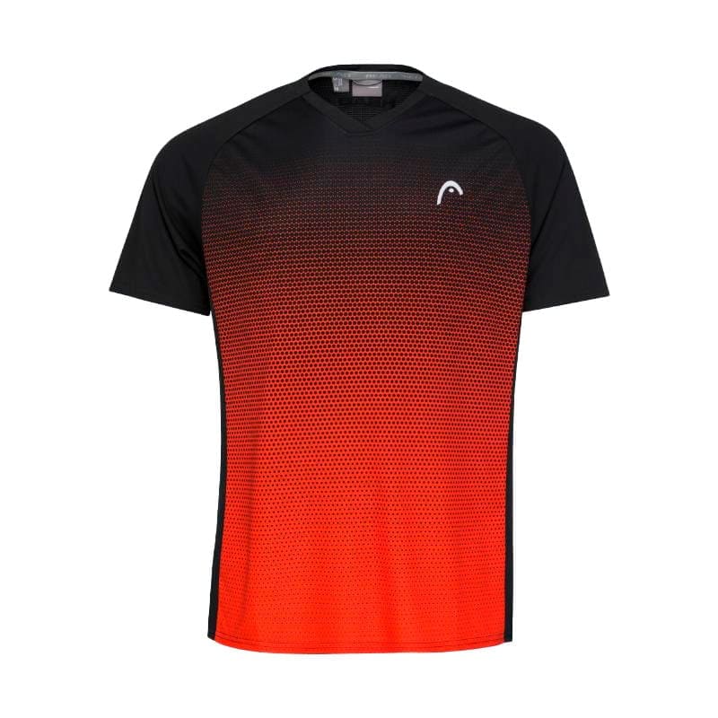 Camiseta Head TopSpin Negro Print Vision