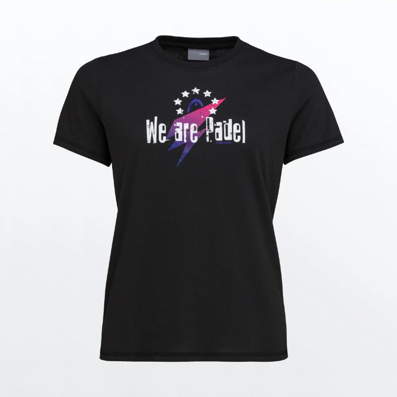 Tête wap star noire femme t -shirt