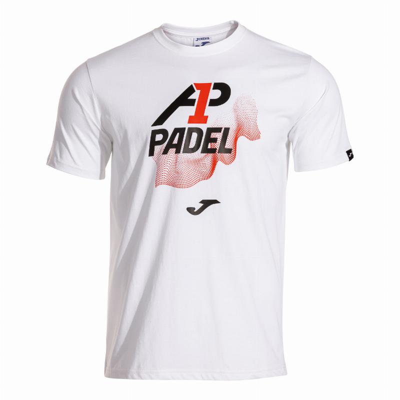 Joma A1 White Padel T -shirt