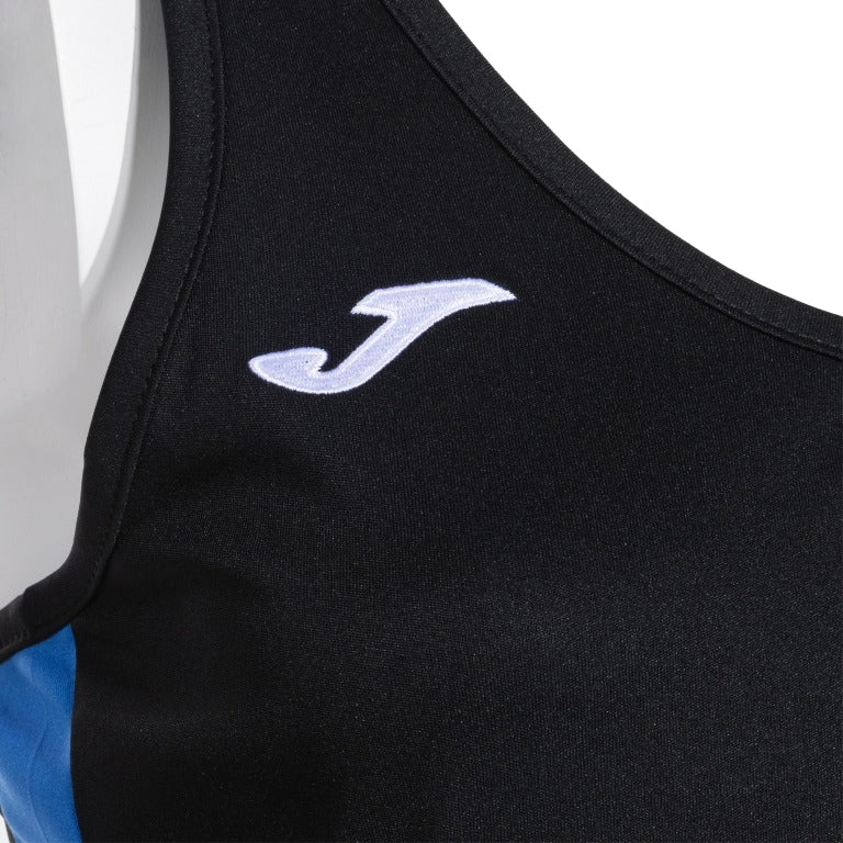 Camiseta Joma Olimpiada Negro Azul Royal Mujer