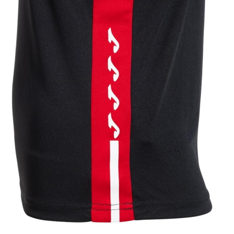 Camiseta Joma Olimpiada Negro Rojo Mujer