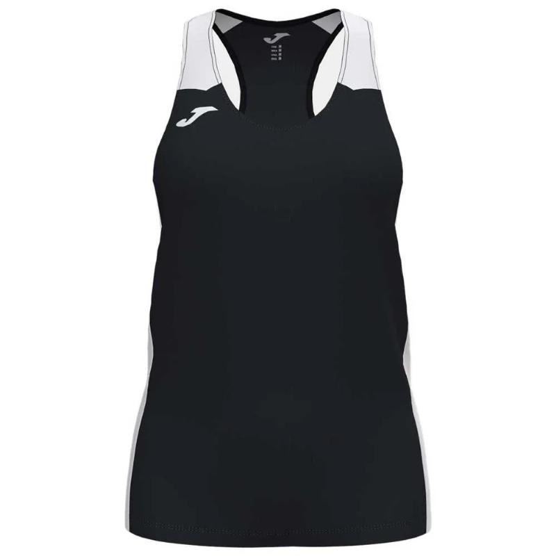 Camiseta Joma Record II Negro Blanco Mujer