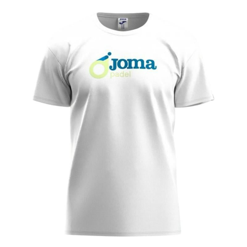 Camiseta Joma Torneo Algodon Blanco Azul