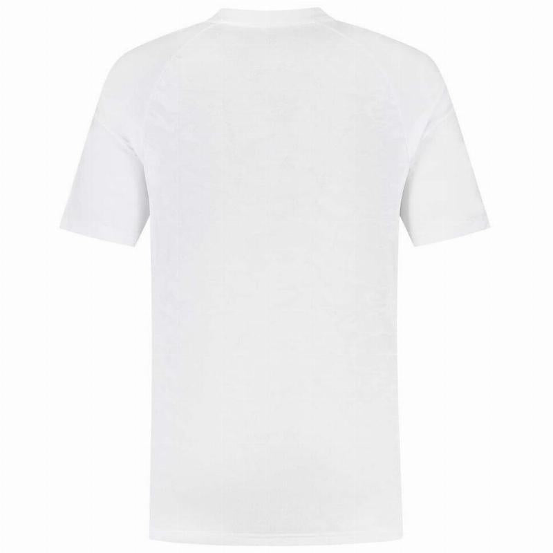 Camiseta Kswiss Hypercourt Print Crew 4 Blanco