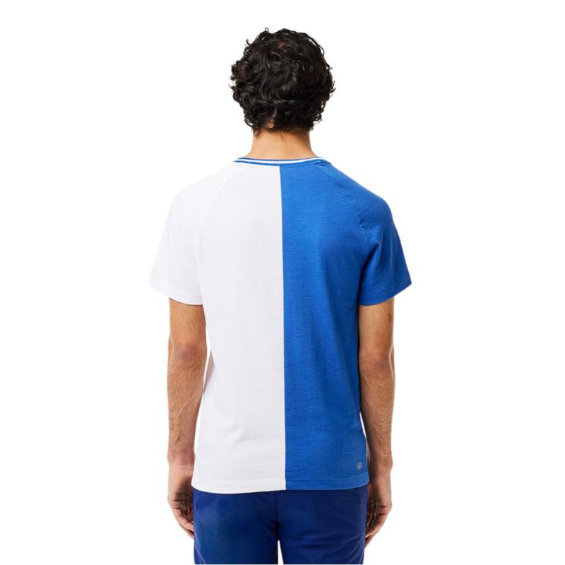 Lacoste Daniil Medvedev Blue White T -Shirt