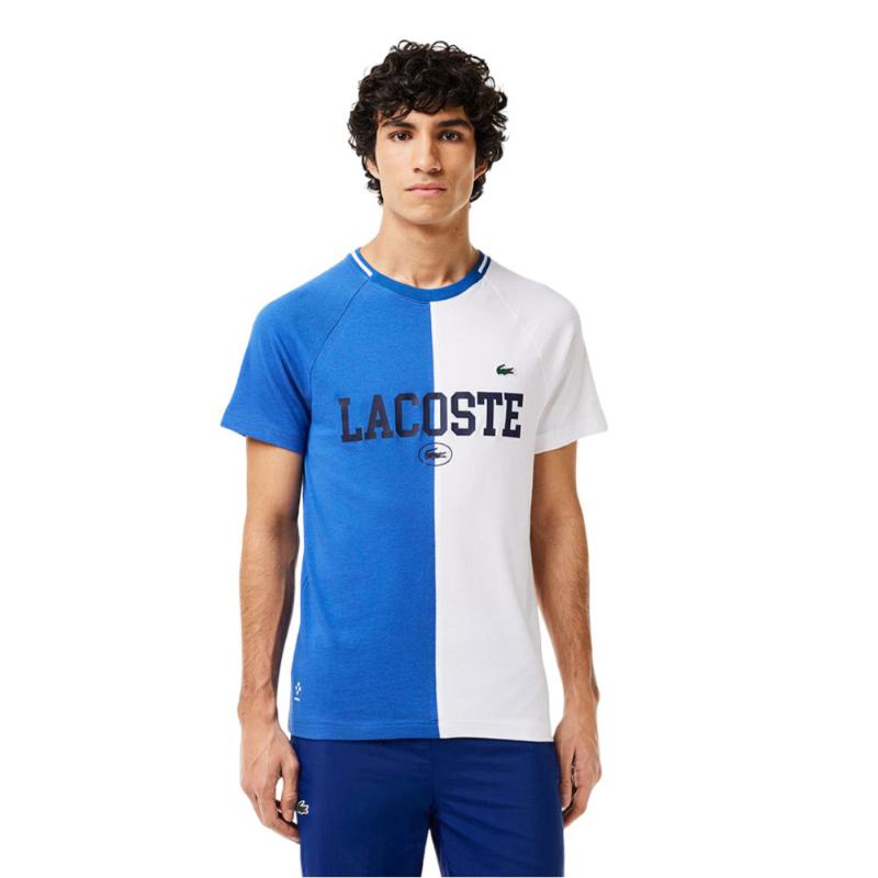 Lacoste Daniil Medvedev Blue White T -Shirt