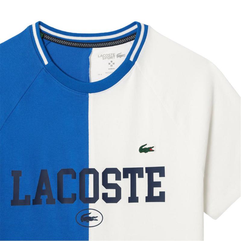 Lacoste Daniil Medvedev Blue White T -Shirt