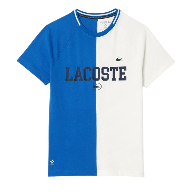 Lacoste Daniil Medvedev Blue White T -Shirt