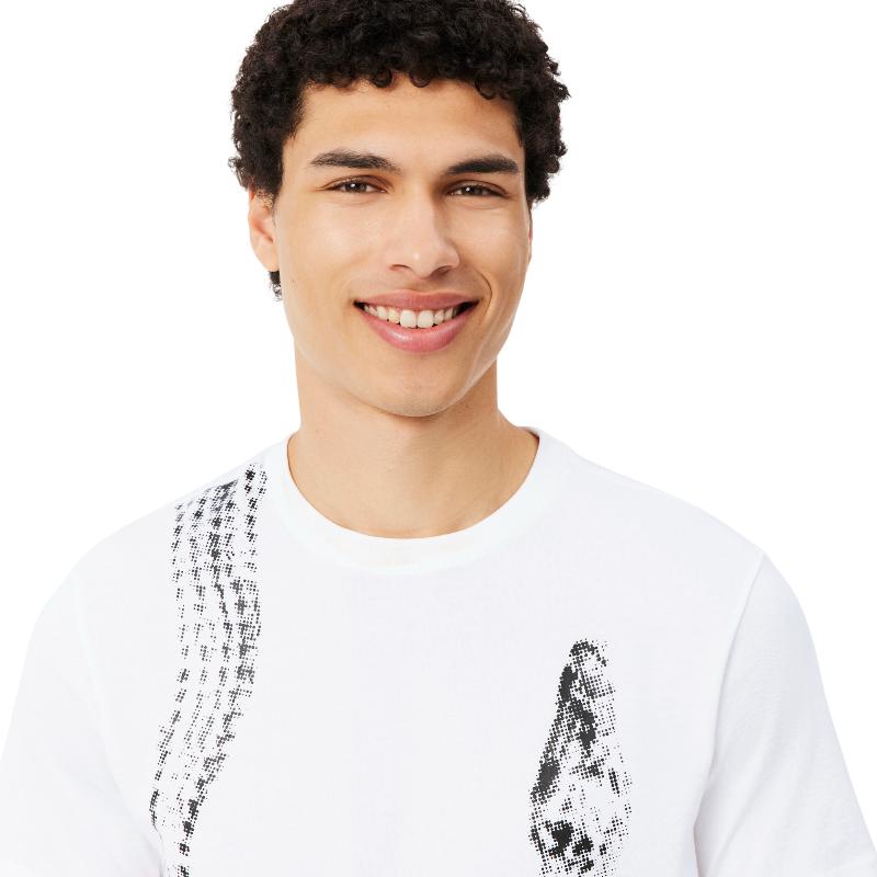 Camiseta Lacoste Daniil Medvedev Blanco