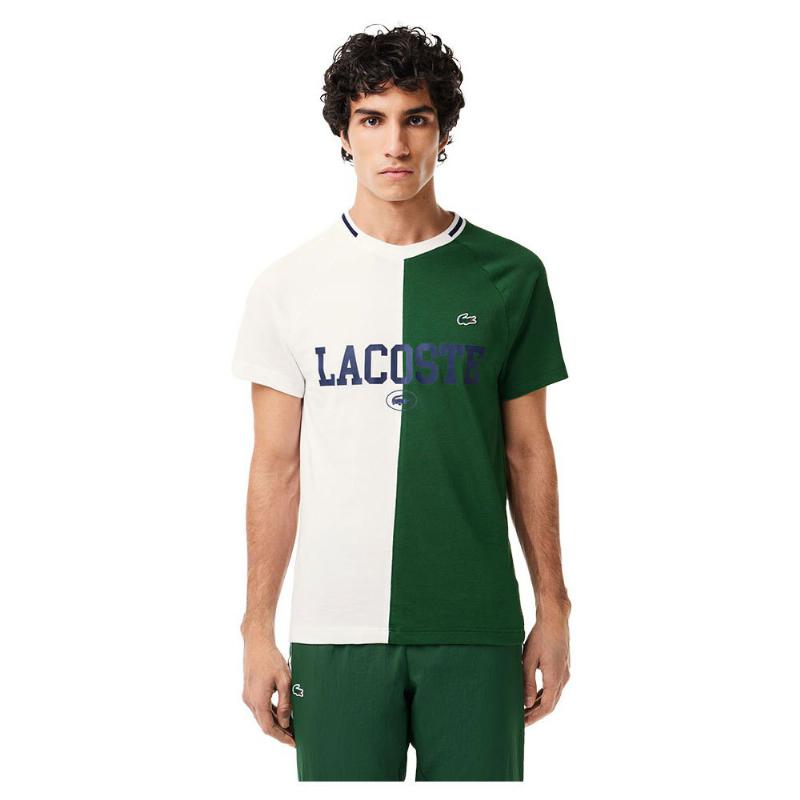 Lacoste Daniil Medwedev White Green T -Shirt