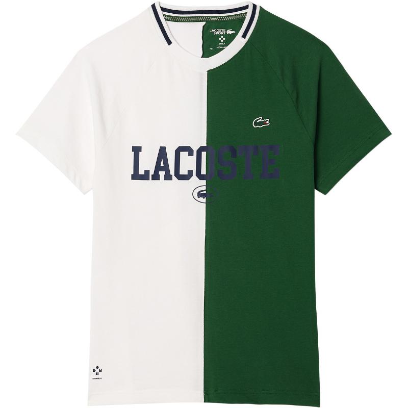 Lacoste Daniil Medwedev White Green T -Shirt