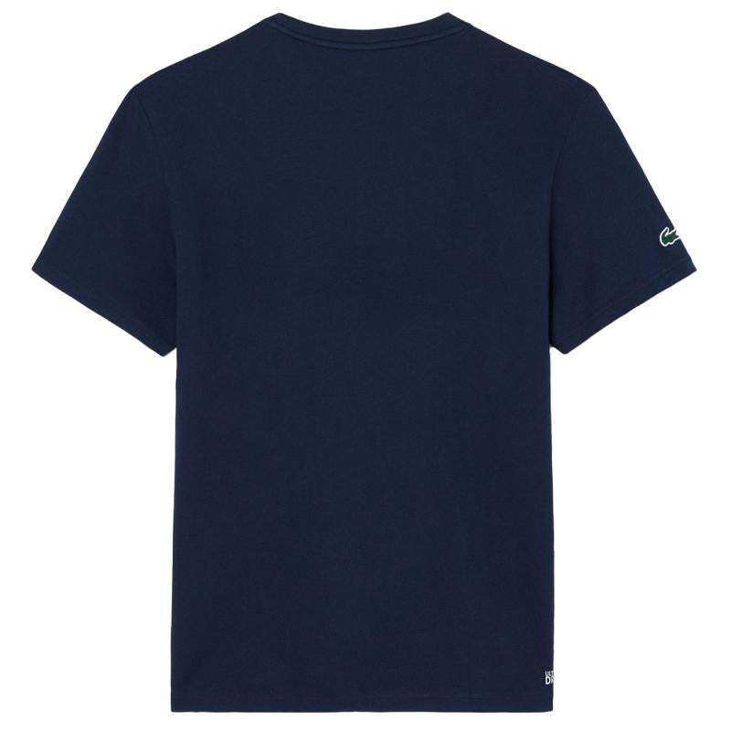 Camiseta Lacoste Daniil Medvedev Tenis Azul Marino