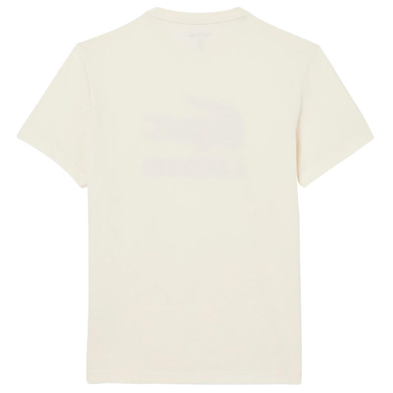 Camiseta Lacoste Daniil Medvedev Tenis Blanco Roto