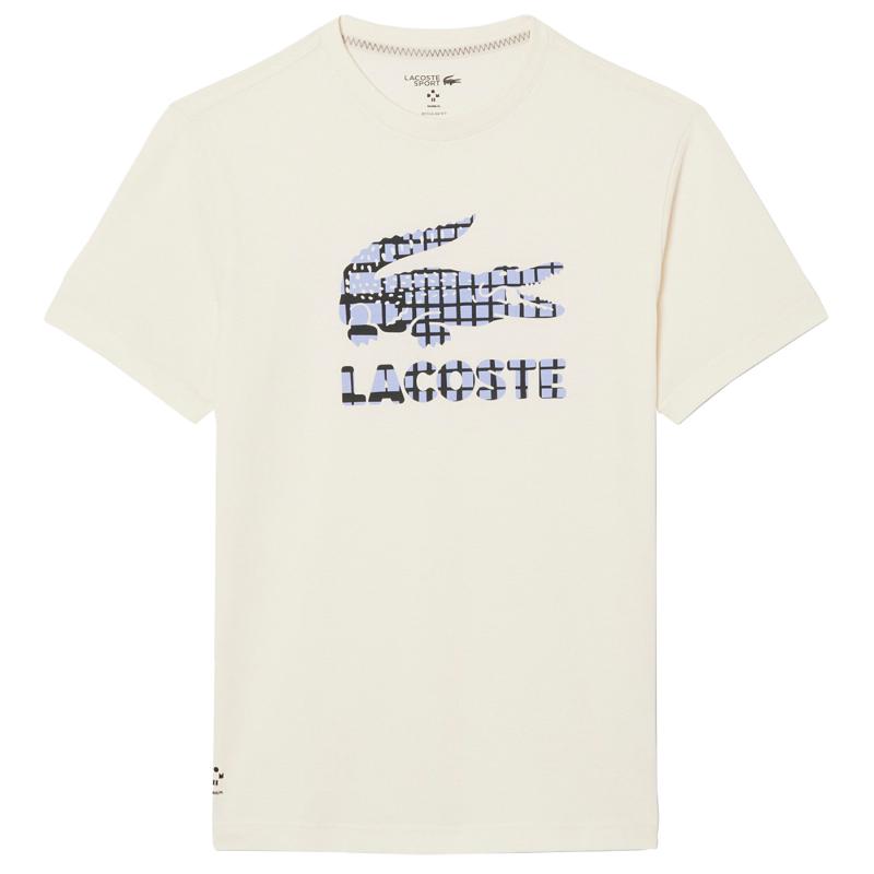 Camiseta Lacoste Daniil Medvedev Tenis Blanco Roto