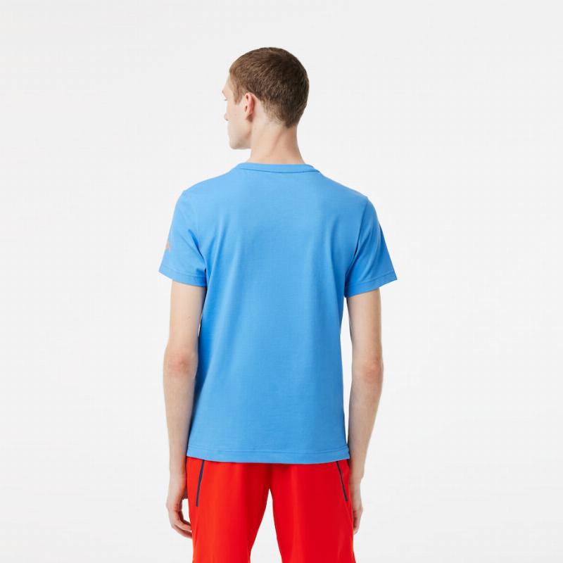 Lacoste Novak Djokovic Blue T -shirt