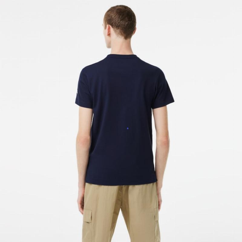 Lacoste Novak Djokovic Blue Navy T -shirt