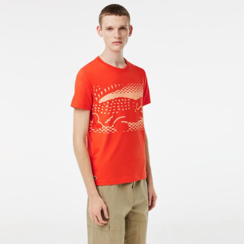 Lacoste Novak Djokovic Orange T -Shirt