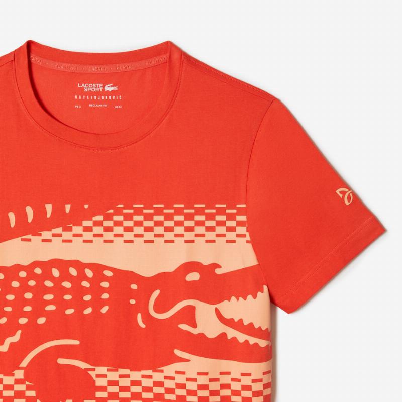 Lacoste Novak Djokovic Orange T -Shirt