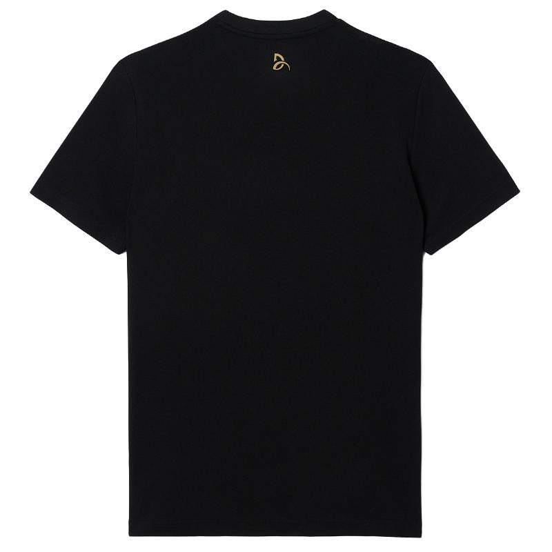 Camiseta Lacoste Novak Djokovic Ultra Dry Negro