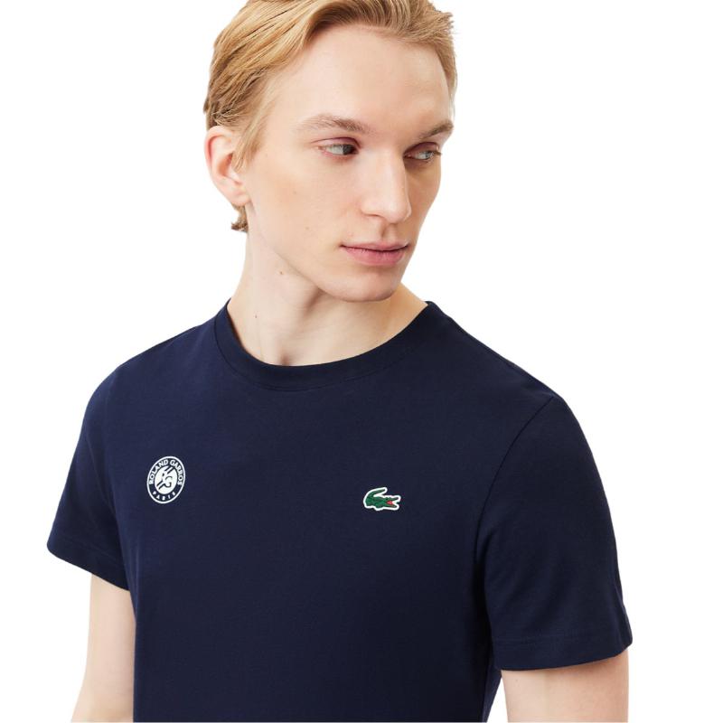 Lacoste Roland Garros Navy Blue T -Shirt