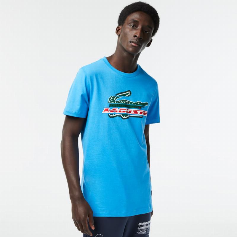 Lacoste Sport Cotton Ecological Blue T -Shirt