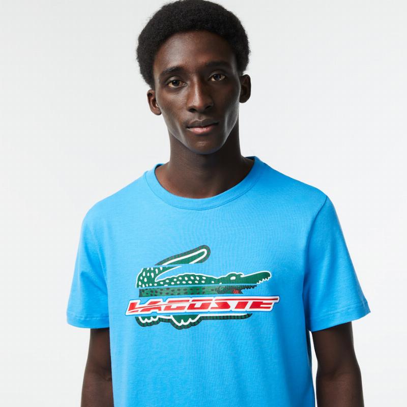 Lacoste Sport Cotton Ecological Blue T -Shirt