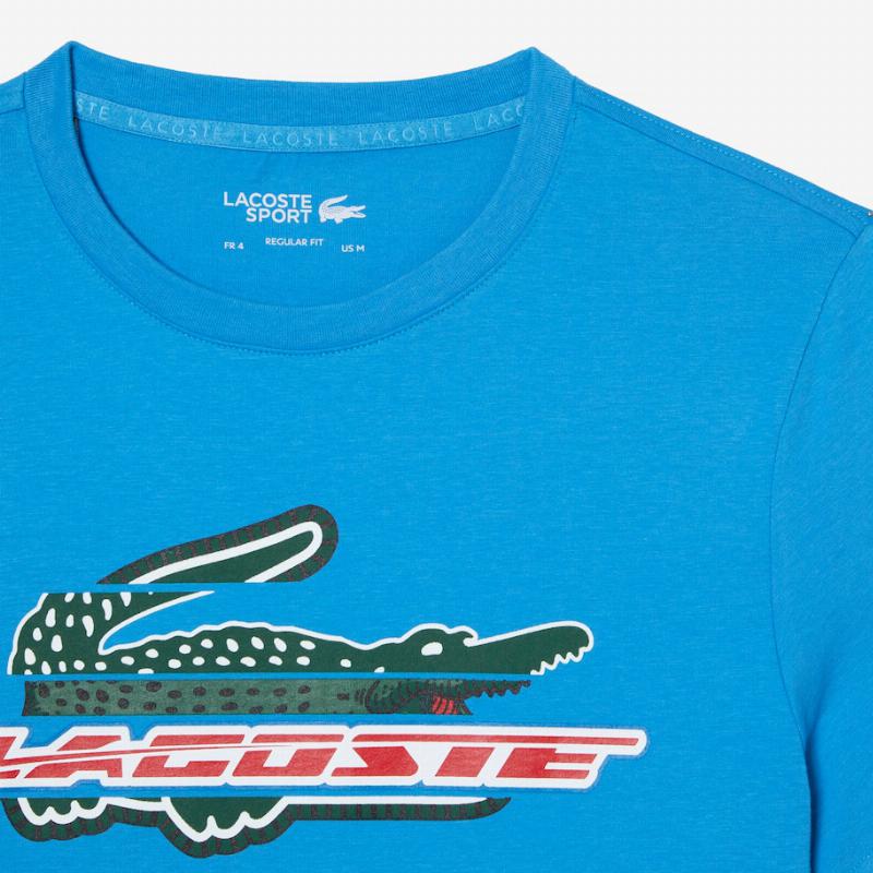 Lacoste Sport Cotton Ecological Blue T -Shirt